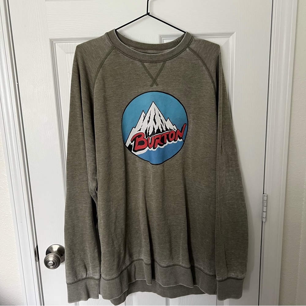 Burton Durable Goods Logo Crewneck Sweatshirt